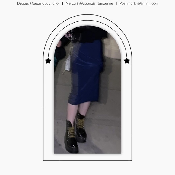 Dark blue midi dress <3 - Picture 2 of 5